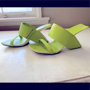 United Nude Neon Green Porn Strap Sandal 38
